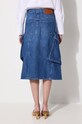 Îmbrăcăminte JW Anderson fustă din denim Cargo Pocket Midi Skirt DK0021.PG1560.800 bleumarin