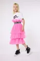 roza Dječja suknja Karl Lagerfeld Za djevojčice