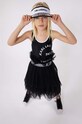 Karl Lagerfeld gonna bambina nero Z30093.156.162