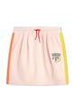 Детская хлопковая юбка Kenzo Kids K60192. розовый SS24