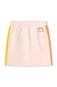 Девочка Детская хлопковая юбка Kenzo Kids K60192. розовый