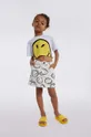 бежевый Детская хлопковая юбка Marc Jacobs Для девочек