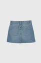 Abercrombie & Fitch spódnica jeansowa dziecięca niebieski