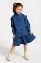 голубой Детская джинсовая юбка Coccodrillo Для девочек