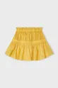 Детская хлопковая юбка Mayoral жёлтый