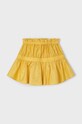 Fete Mayoral fusta din bumbac pentru copii 3905.6G.Mini.PPYH galben