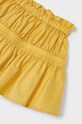 Детская хлопковая юбка Mayoral жёлтый 3905.6G.Mini.PPYH