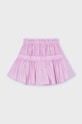 Mayoral fusta din bumbac pentru copii 3905.6G.Mini.PPYH violet SS24