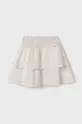 бежевый Детская хлопковая юбка Mayoral Для девочек