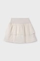 Dievčenská bavlnená sukňa Mayoral 6970.8C.Junior.PPYH béžová SS24