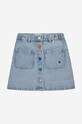 Bobo Choses fustă din denim pentru copii 124AC095 albastru SS24