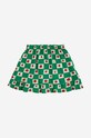 Bobo Choses fusta din bumbac pentru copii 124AC088 verde SS24