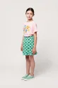 зелёный Детская хлопковая юбка Bobo Choses