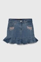 Детская джинсовая юбка Guess прямой голубой K4GD09.D4CA0.PPYH