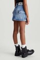 Βαμβακερή τζιν φούστα Calvin Klein Jeans IG0IG02385.PPYH μπλε