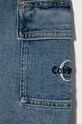 Βαμβακερή τζιν φούστα Calvin Klein Jeans μπλε IG0IG02385.PPYH