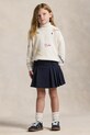 Dječja suknja Polo Ralph Lauren mini mornarsko plava 312749584001