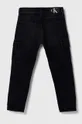Βαμβακερό τζιν Calvin Klein Jeans μαύρο