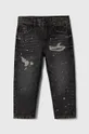 czarny Sisley jeansy dziecięce Chłopięcy