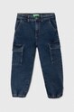 United Colors of Benetton jeansy dziecięce Planet friendly granatowy 4ULQGF01J.P.Seasonal
