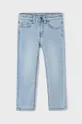 niebieski Mayoral jeansy dziecięce slim fit Chłopięcy