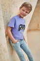 niebieski Mayoral jeansy dziecięce soft denim Chłopięcy