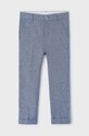 Mayoral pantaloni cu amestec de in pentru copii panza albastru 3542.5B.Mini.PPYH