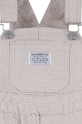 Chłopiec Levi's ogrodniczki niemowlęce LVN RAILROAD STRIPE OVERALL 6EJ382 szary