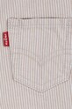 Levi's ogrodniczki niemowlęce LVN RAILROAD STRIPE OVERALL 6EJ382 szary