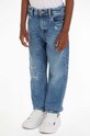 Dječje traperice Tommy Hilfiger traperice plava KB0KB08914.128.176.PPYH