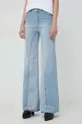 Victoria Beckham jeansy niebieski