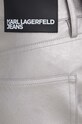 Hlače Karl Lagerfeld Jeans srebrna 240J1004