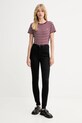 Levi's jeansy RETRO HIGH SKINNY A5758 czarny AA00