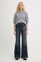 Levi's jeansy RIBCAGE BELLS A7503 granatowy AA00