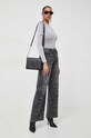 Karl Lagerfeld jeansy 240W1106 szary SS24
