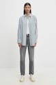 Levi's jeansy 501 CROP 36200.0308 szary SS24