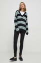 Τζιν παντελόνι Pepe Jeans SKINNY JEANS HW PL204584XG6 μαύρο SS24