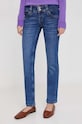 Pepe Jeans jeansy SLIM JEANS LW Planet friendly niebieski PL204588XW6