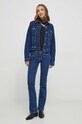 Τζιν παντελόνι Pepe Jeans SLIM FIT BOOTCUT LW PL204594GX7 σκούρο μπλε SS24