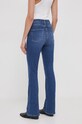 Odzież Pepe Jeans jeansy SKINNY FIT FLARE UHW PL204595GX6 granatowy