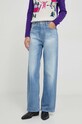 Pepe Jeans jeansy WIDE LEG JEANS UHW Planet friendly niebieski PL204598MI7