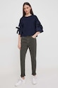 Pepe Jeans jeansy TAPERED JEANS HW PL211704YG1 zielony SS24
