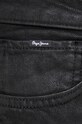 Джинсы Pepe Jeans STRAIGHT UHW COATED чёрный PL204602