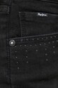 Rifle Pepe Jeans SKINNY JEANS HW SPARKLE PL204606 čierna