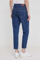 Odzież Pepe Jeans jeansy TAPERED JEANS HW LOGO PL204607 granatowy