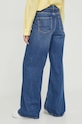 Odzież Pepe Jeans jeansy WIDE LEG JEANS UHW UTILITY PL204612 niebieski