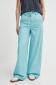 Îmbrăcăminte Pepe Jeans pantaloni TAMMY PL211728 turcoaz