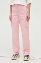 Moschino Jeans spodnie różowy 0333.3223