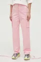 ροζ Παντελόνι Moschino Jeans