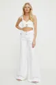 Τζιν παντελόνι Versace Jeans Couture λευκό